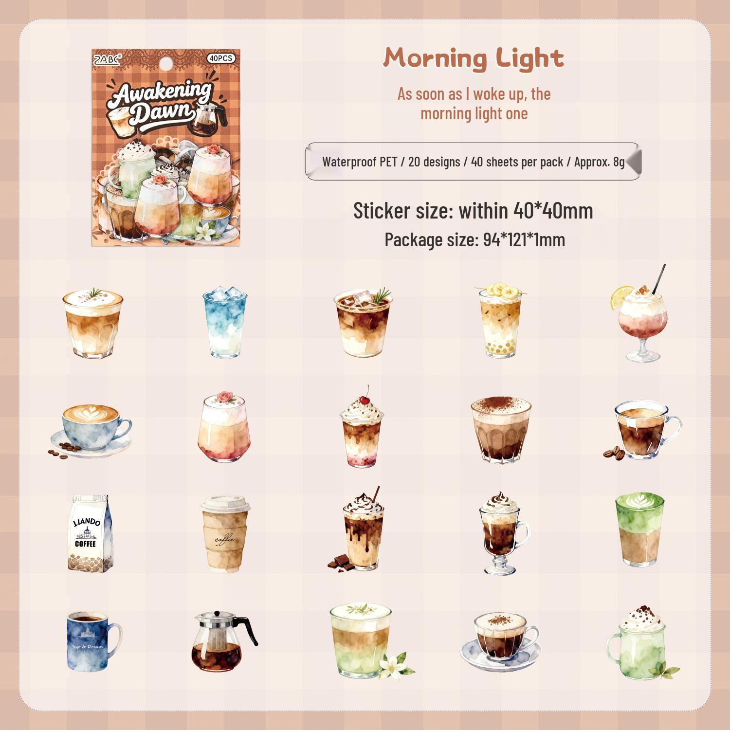 Yuezhen Wenchuang Cute Waterproof PET Stickers for Kids and Planners