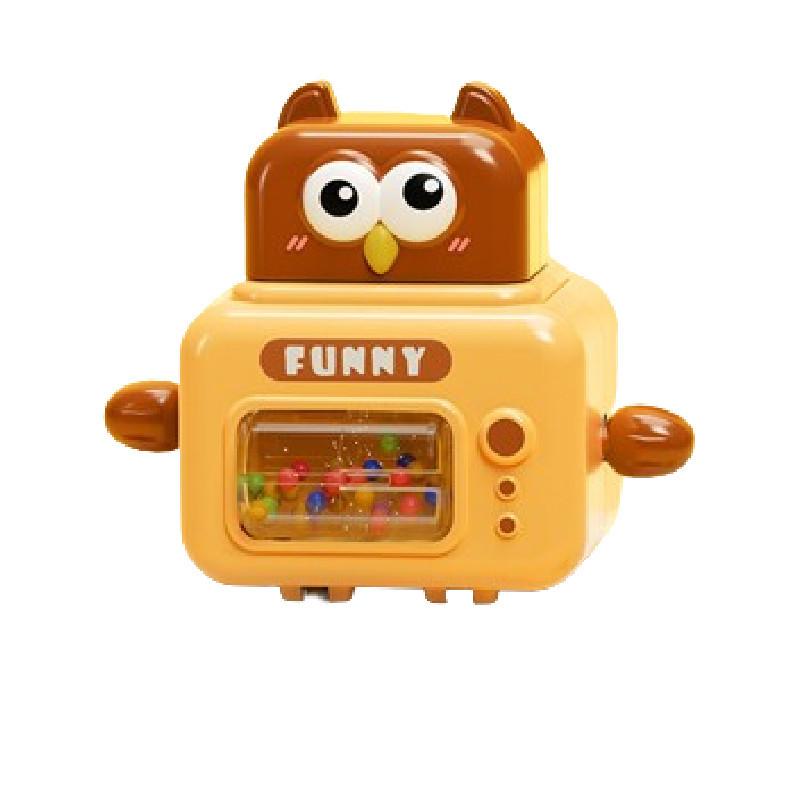 Adorable Cartoon Animal Push And Go Car With Pressable Head And Sound Rattle