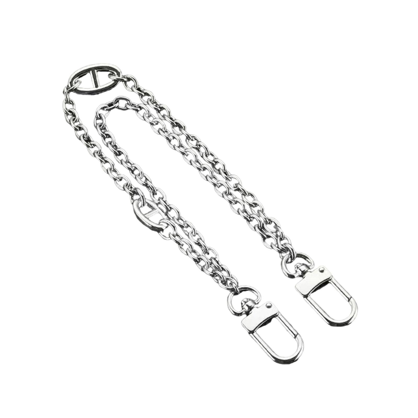 

Цепочка для сумки в стиле ретро, двухслойная цепочка для сумки, декоративная цепочка для сумки, аксессуары для сумки, шармы для наплечной сумки