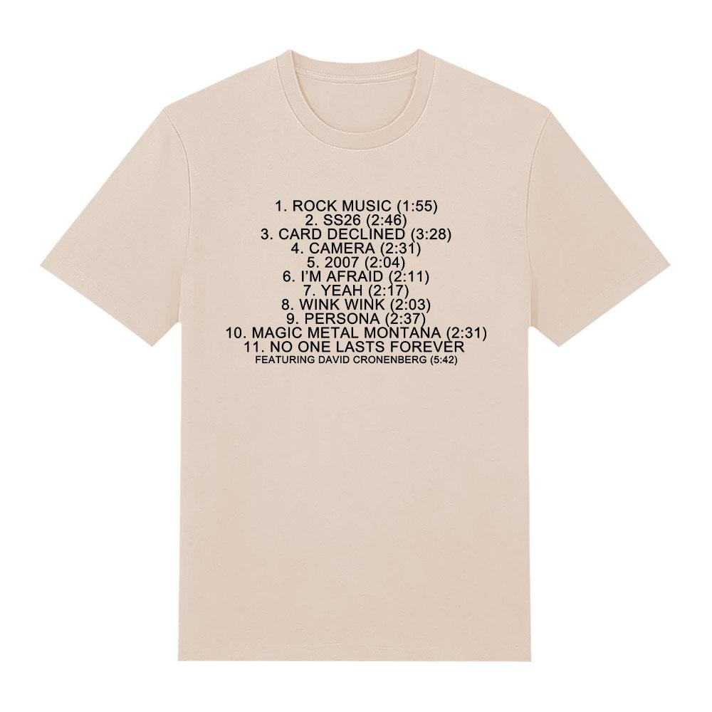 Charli Xcx Music, Fashion, Film List T-Shirt Simple Letter Print Tshirt Men Fashion Cotton Casual Short Sleeve Women O Neck Top