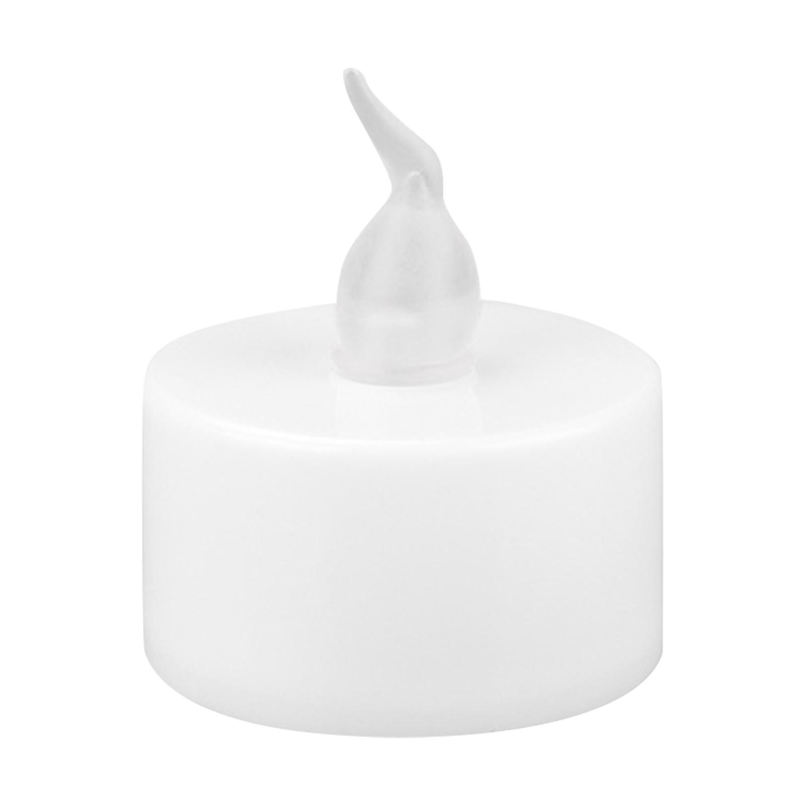 

Electronic Candle Led Night Light Simulation Candle Light Festive Atmosphere Decoration One Size белый