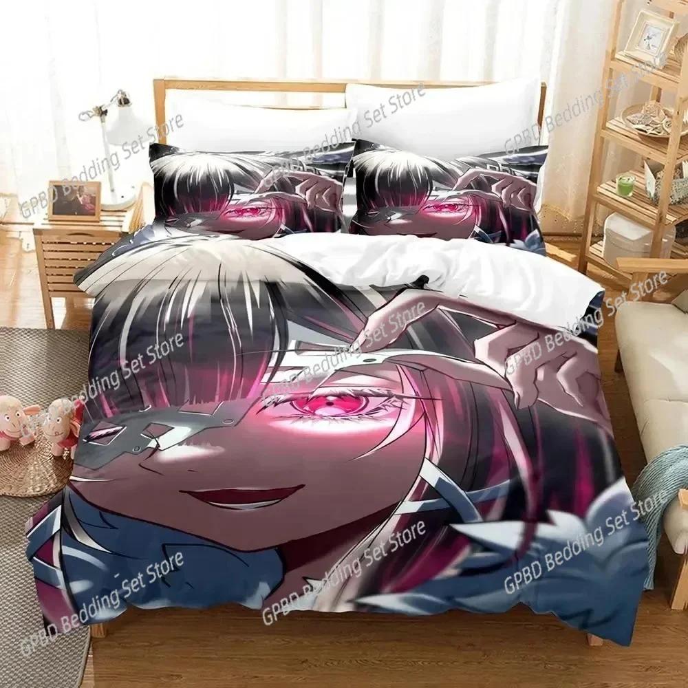 Anime Game Genshin Impact Columbina Comfortable Duvet Cover Pillowcase Bedding Set Children Bedroom Decoration Home Textile