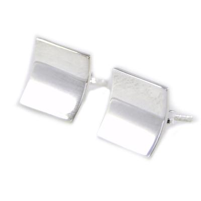 [C5591] - Silver 'Zen' Earrings