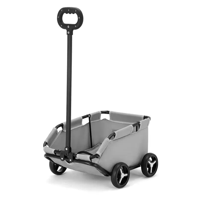 Small Dog Stroller Portable 360 ° Rotate Trolley Multifinonal Chihuahuas Pet Dog Carriers Supplies Folding Cart with Wheels