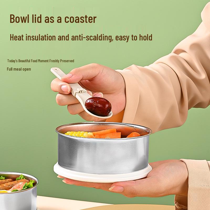304 Stainless Steel Multi-layer Insulated Lunch Box - Portable Bento for Office Workers & Students