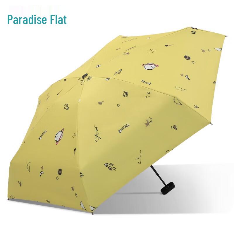 Paradise Umbrella 51110E Compact UV Protection Sun/Rain Umbrella