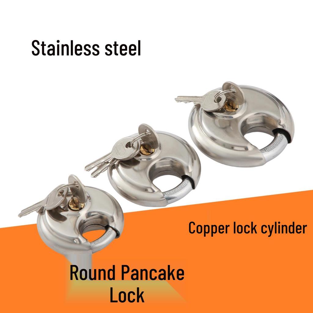 Stainless Steel Waterproof Combination Padlock for Outdoor and Anti-theft Use