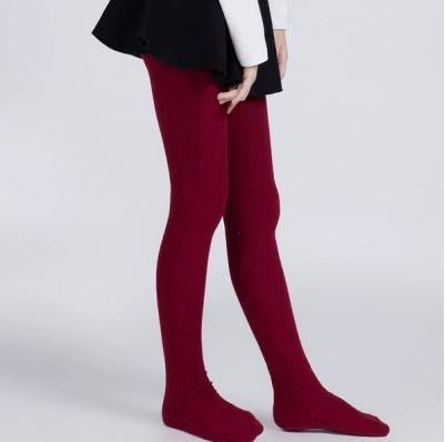 Baby Girls Tights Elastic Waist Elementary School Student Pantyhose Spring Autumn Girls Legging Children's Knitted Pantyhose