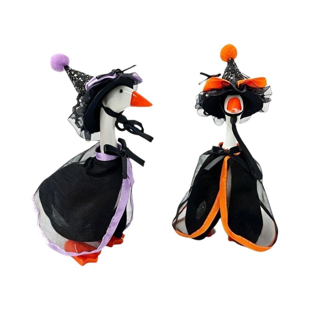 1 Set Cloak Design Mini Doll Dress-Up Witch Theme Halloween Creative Costume  Halloween Party Decor
