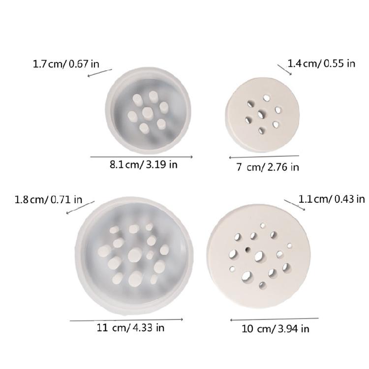 Round Resin Molds for DIY Craft Makig Flower Arrangement Holder Stem Holder