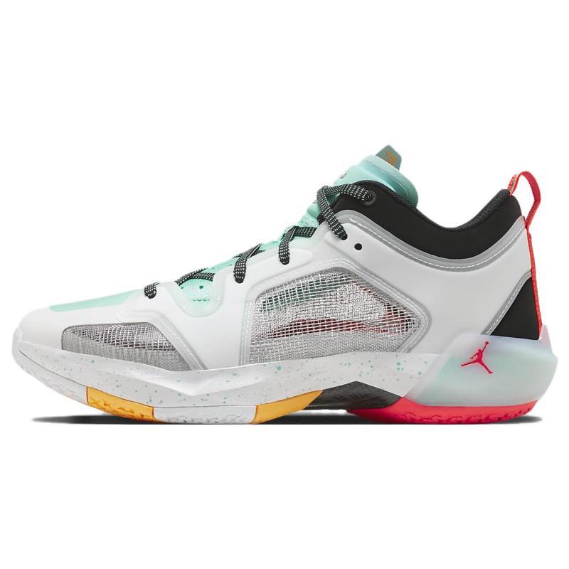 

Jordan Air Jordan 37 Basketball Shoes Unisex Low Top White/Green Jordan FB8486-130 47.5