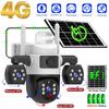 Cameră Solară V380 Pro 4G de Exterior cu Detecție Umană PIR, Redare Video, IP Wireless, Baterie 8000mAh, Protecție Securitate, Camere CCTV