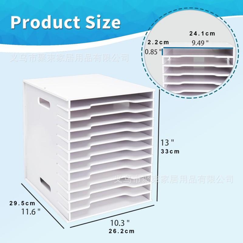 Desktop File Organizer Rack Multi-Layer Document
