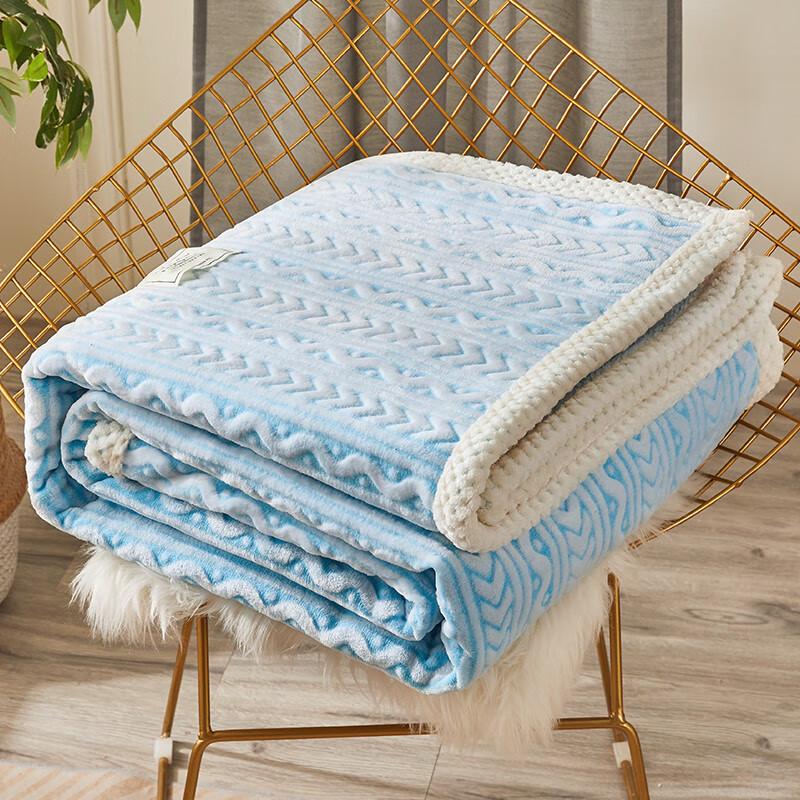 

LISM Thick Coral Fleece Flannel Blanket