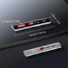 Car SLINE Badge Body Rear Trunk Metal Stickers Auto Decoration Accessories for S1 TT A6 C6 C5 C7 A5 A4 B8 B6 B7 A3 A8 A2 A1 Q3