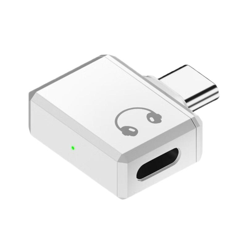 

Type C to 8Pin Adapter Type C Male to 8Pin Female for Phone 15 Series and Pad Not for Lavalier Microphones білий