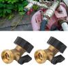 Brass Garden Hose Shutoff Valve Curved Design Water   Control for Garden Irrigation Car Washing