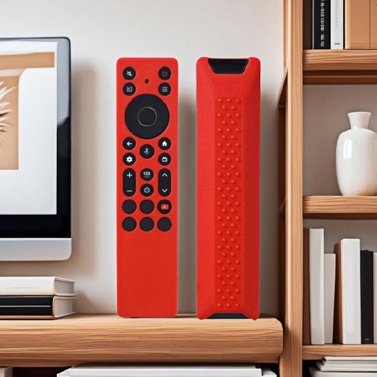 Textured Grip TV Controller Case Flexible Silicone Cover For RC923A FMB1/RC813A FMB1,QM6K QM7K Remote Protections