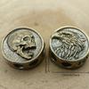 Relief Eagle Brass Knife Beads Punk Outdoor DIY Woven Lanyard Pendant Retro Umbrella Rope Bracelets Accessories