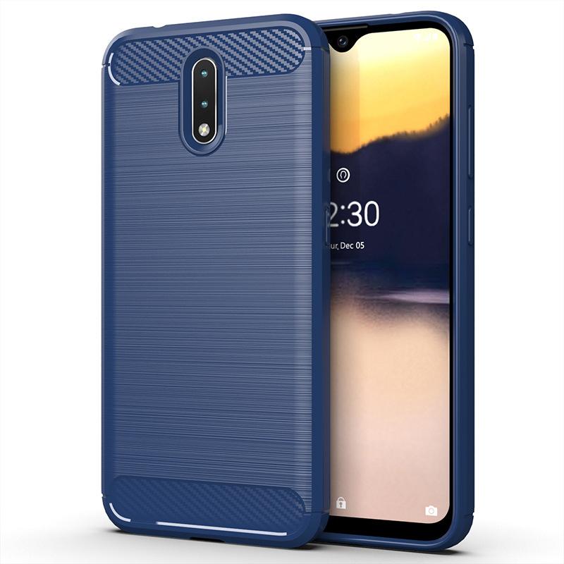 Suitable for Nokia 1.1 Mobile Phone Case, Nokia 1.1 Protective Case, Carbon Fiber Brushed TPU Anti-drop Case