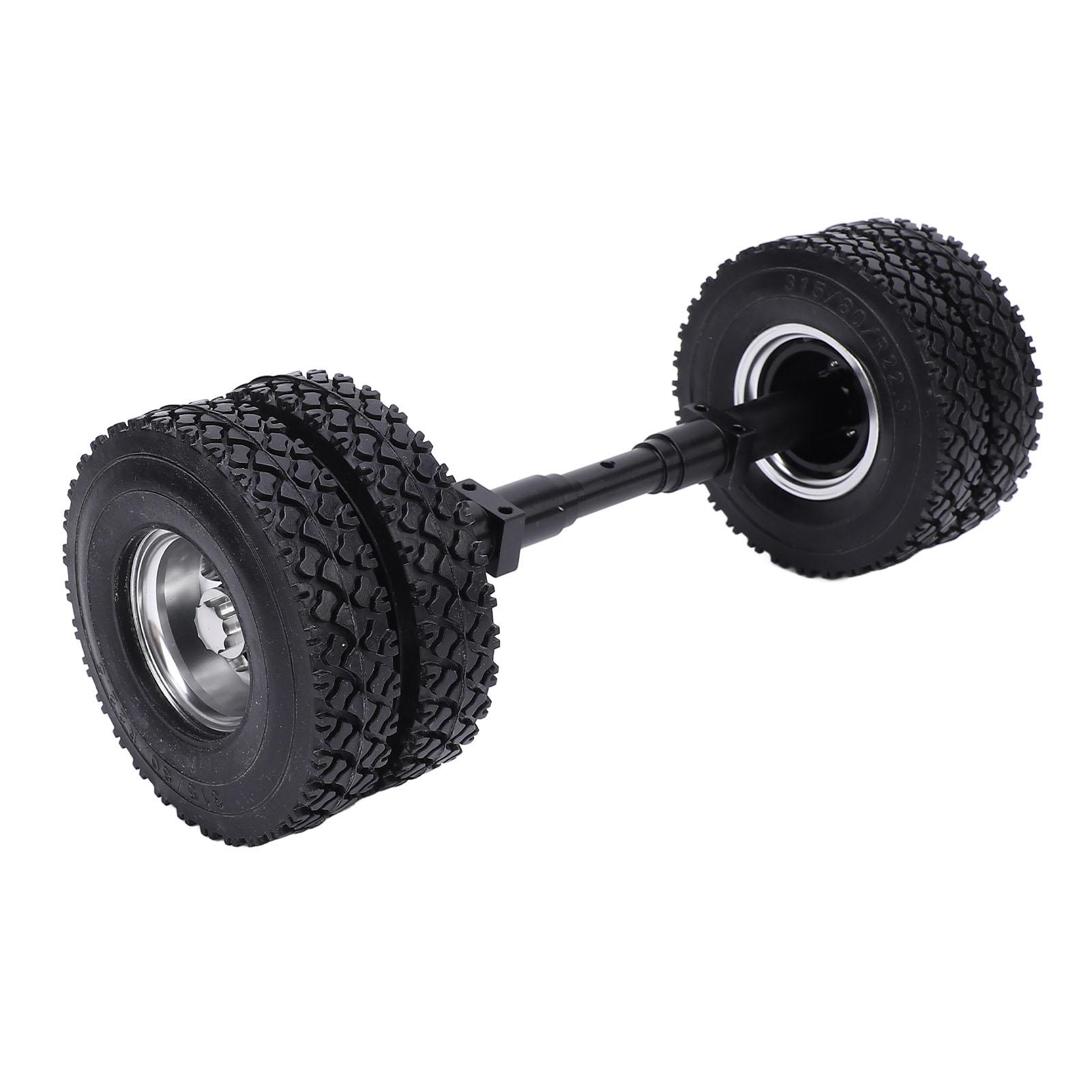 

RC Задня вісь Шина 10 отворів Колісна маточина Непривідна Шина для 114 Тягач Причіп 85мм Діаметр 167мм