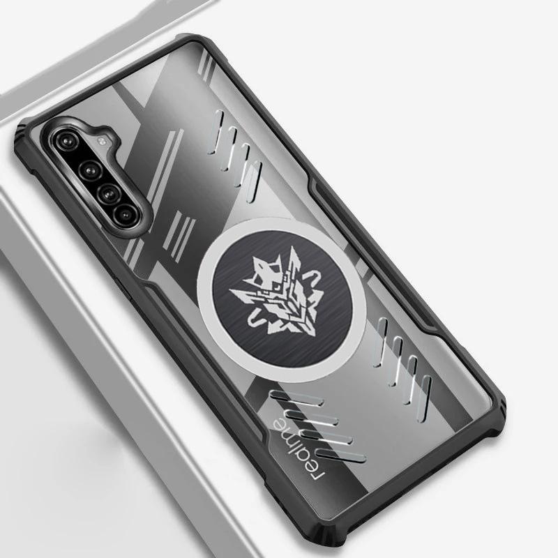 Magnetic case Suitable for Realme X50 X7 X P2 P3 P4 PRO mobile phone case Acrylic high-transparency protective case Realme X50 PRO