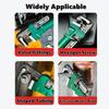 8/10/12/14 Inch Heavy-Duty Steel Pipe Wrench Set, Adjustable Straight Plumbing Wrench with Soft Grip Handle