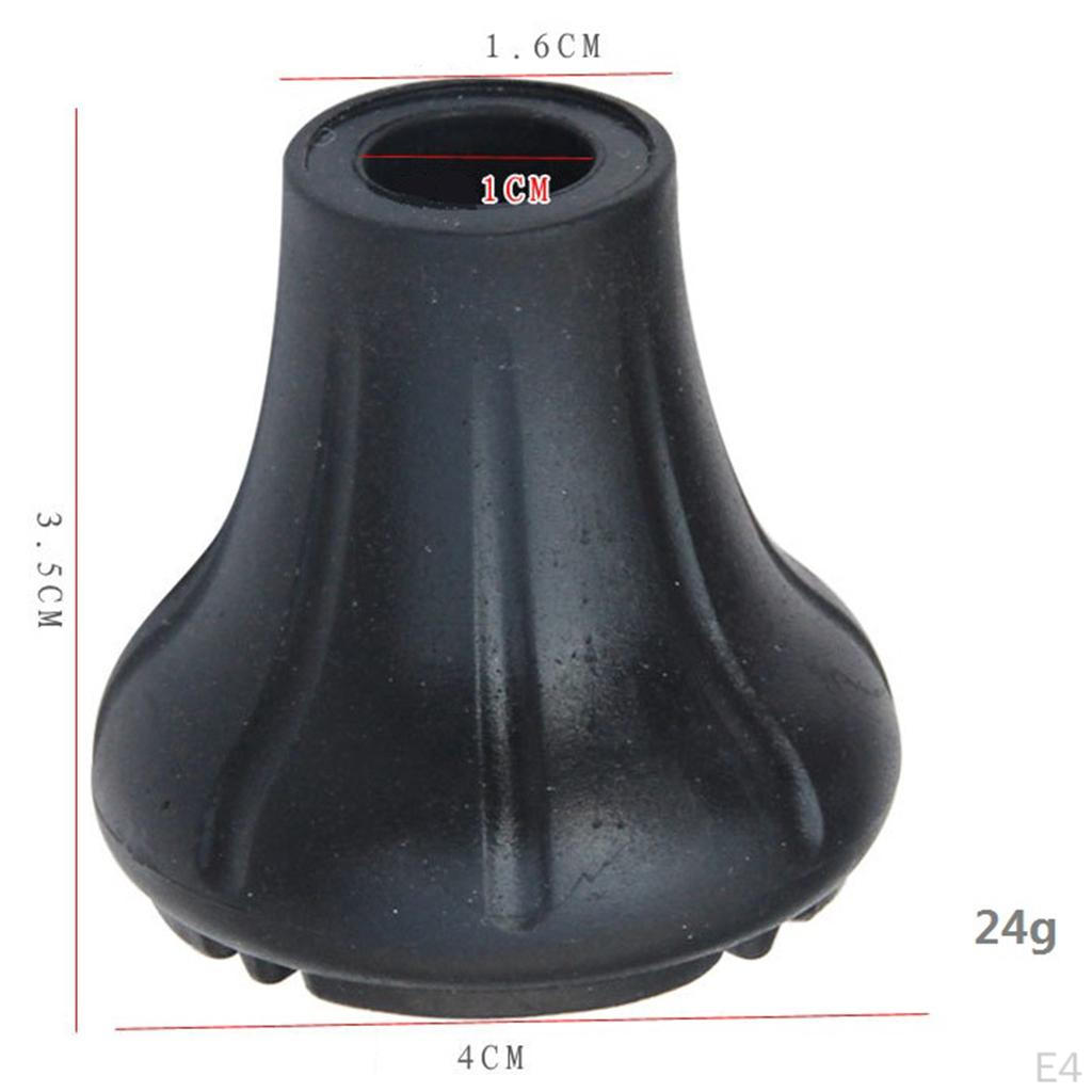 5 Pieces Flexible Trekking Poles Tips Replacement Fits Most Hiking