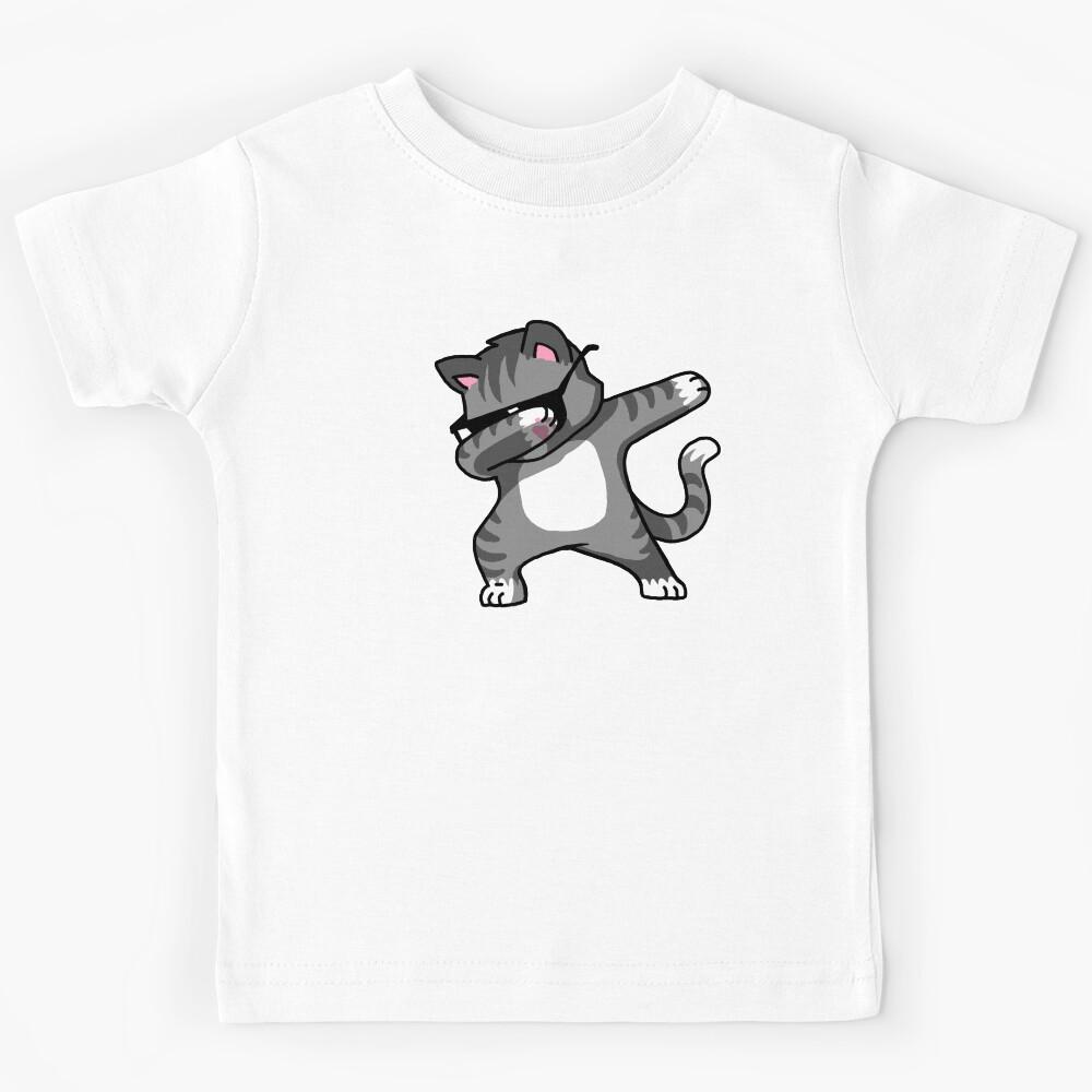Dabbing Cat Funny Hip Hop T-shirt Kids T-Shirt 120
