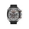 Montre à Quartz Bamf pour Homme Cadran Gris Cuir 55mm DZ7355