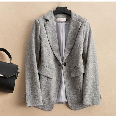 Cappotti invernali da donna Tasche a maniche lunghe Blazer Feminino 3xl Giacca da donna moda Office Lady