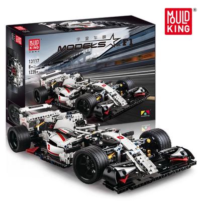 MOULD KING Formel-F1-Technologie-Sportwagen-Baustein, Sportwagen mit hohem Schwierigkeitsgrad, Spielzeug für Erwachsene und Jungen