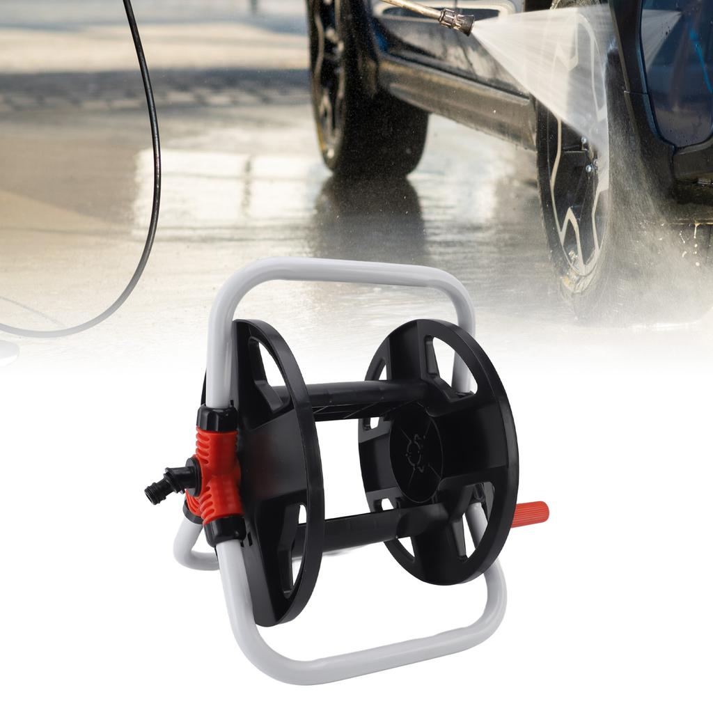 Gartenschlauch-Aufrollerwagen Robuster Tragbarer ABS-Wasserhalter für Autowäsche Rasen