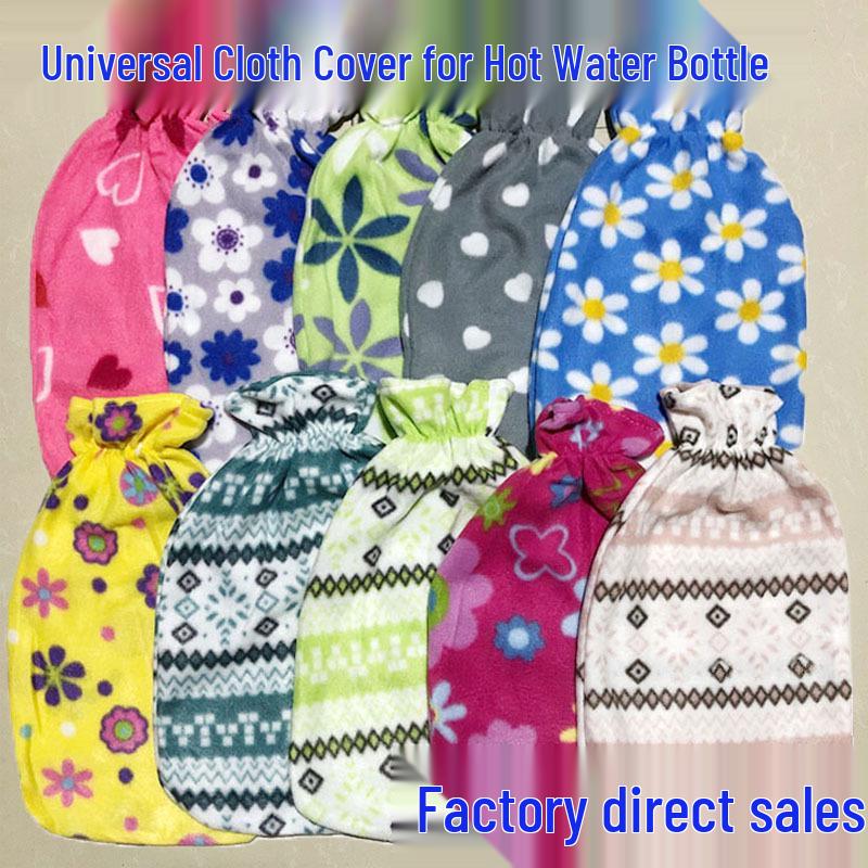 

Universal Fleece Hot Water Bottle Cover - Anti-Scald, Cute, Washable, Available in Small & Large Extra Large 1750-2000ml Universal Cover