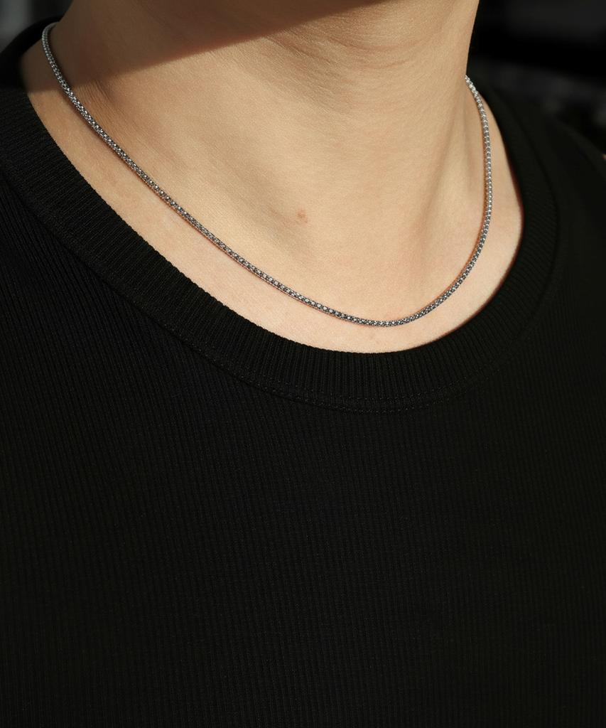 Bassclef Men'S Necklace Surgical Steel Clef Quiet Line Nec