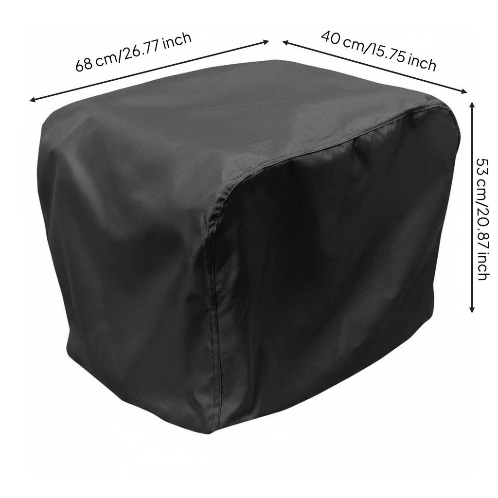 Outdoor Generator Cover Fitted Equipment Shelter Black