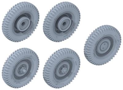 Eaty Model WW2 American Jeep Willys MB Ton Truck Weight Deformable Tire Plastic Model Parts 1/35 1/4 4×4 (for Tamiya) P35-156 (combat Vehicle)
