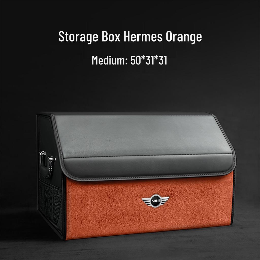 Skládací kožená úložná krabice do kufru BMW Mini - Příslušenství do interiéru vozu