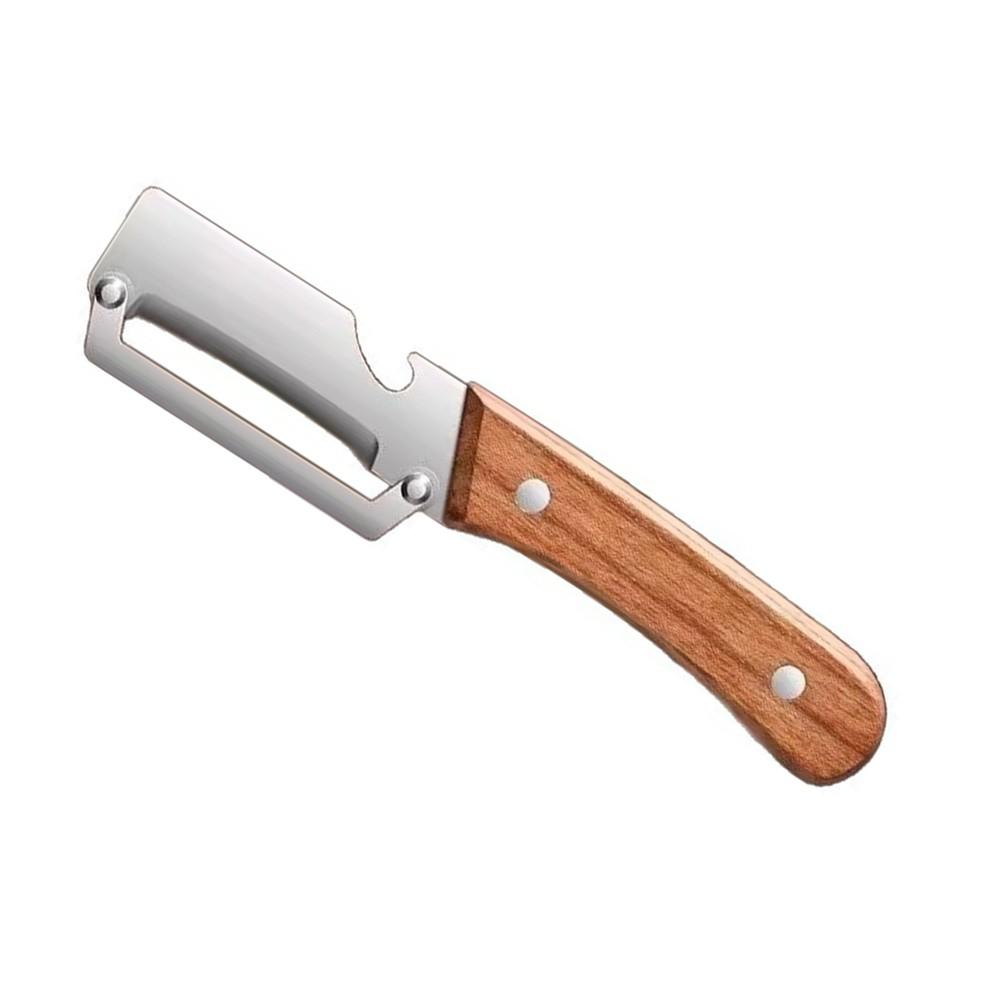 Precise Peeling Control Vegetable Peeler Wooden Handle Peeler Fruit Peeler Wooden Handle Peeler