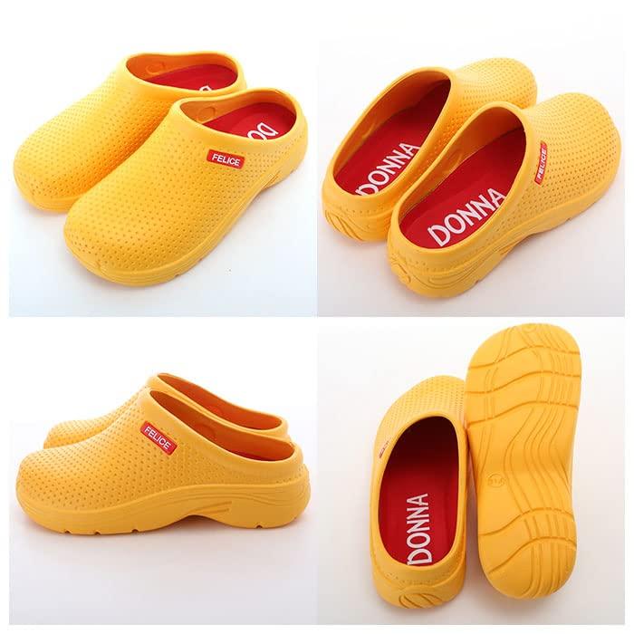 Murataya Sangyo Dana Soft Slip-On Sandals, Red, Size 23.5cm