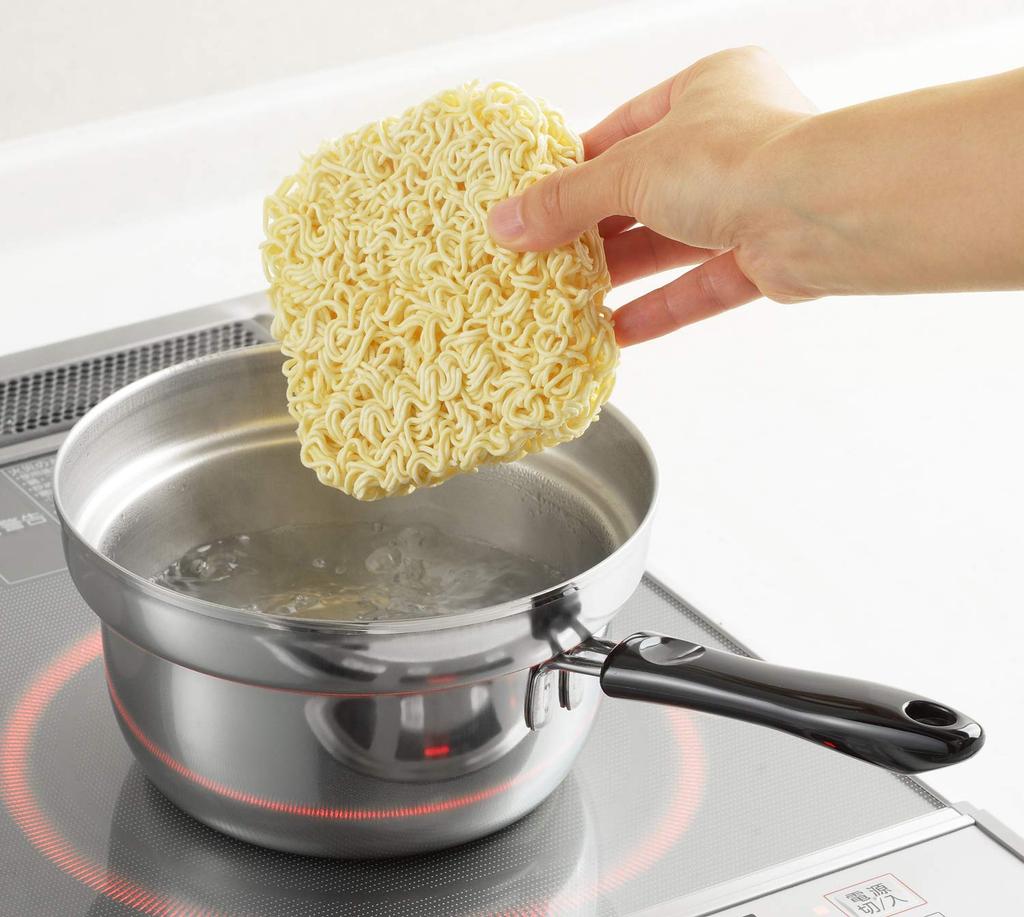 Yoshikawa Overflow Resistant Saucepan, 16cm, 2.1L, with Lid and Draining Function, Kurumentei, Tsubame-Sanjo, Made In Japan, SJ3199