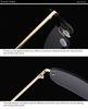 899 European and American Sunglasses Ins Fashion Rice Nail Sunglasses for Men Large Frame One-Piece Glasses for Women