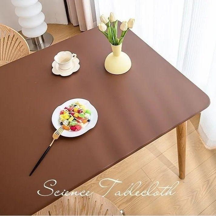All-Inclusive Wasserdichte Tischdecke Verdickte Teetischabdeckung Staubdicht Hitzebeständig Multifunktionale Abdeckung Universal Schreibtisch Büro Schminktisch