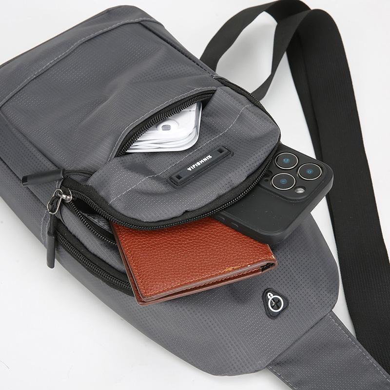 Chest Bag Crossbody Bag Business Commuter Outdoor Men's Bag Large Capacity Shoulder Bag
