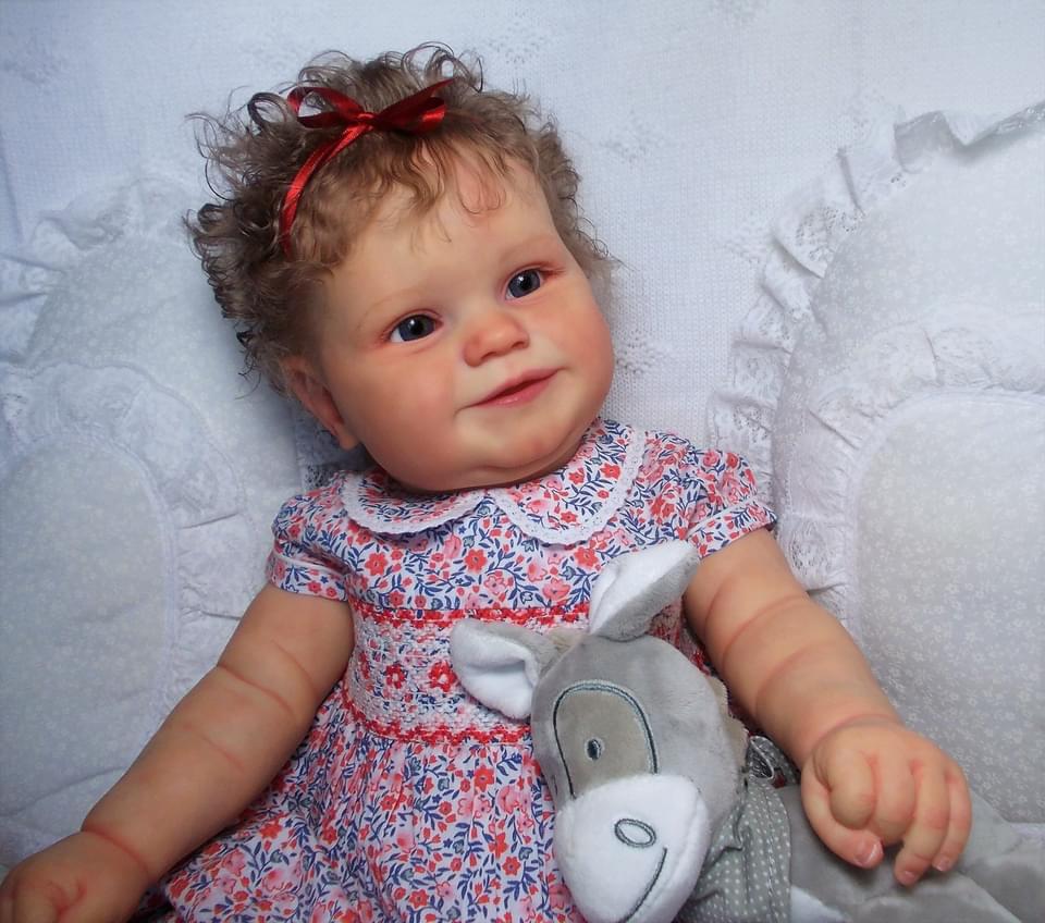 60cm Maddie Realistic Reborn Toddler Doll with Visible Veins 60cm