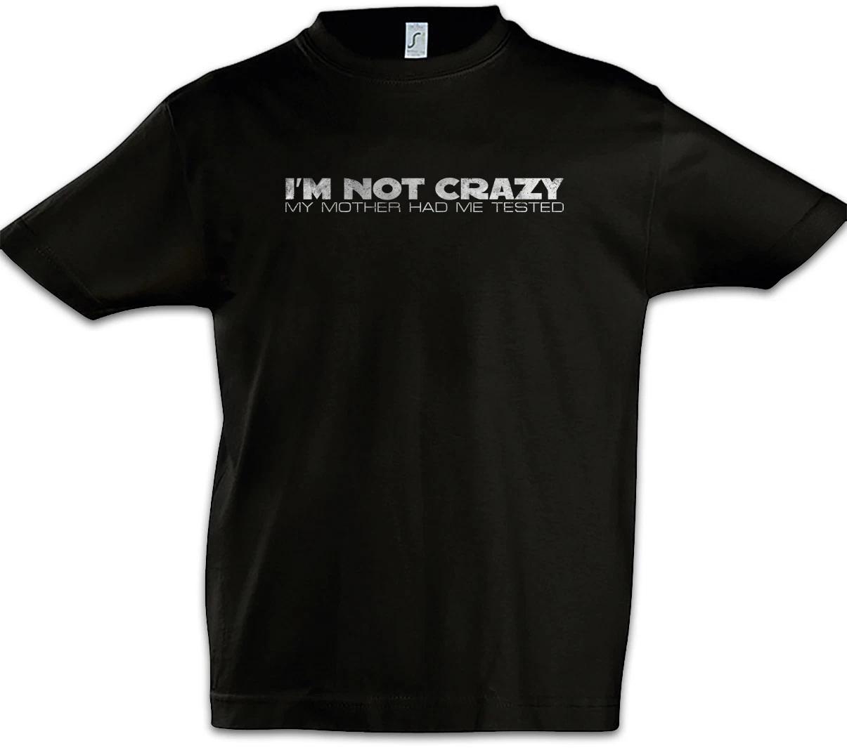 I m Not Crazy Boys kids boys T-Shirt Science Scientist Fun Geek Nerd Introvert Outsider 120