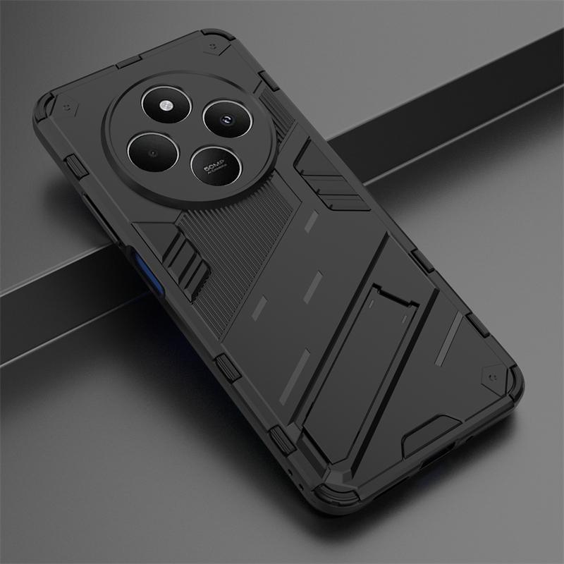 Phone Holder Case For Xiaomi Poco C75 Case Bumper Anti-knock Hard Armor Full Back Cover For Poco C75 Case For Poco C75 6.88 inch