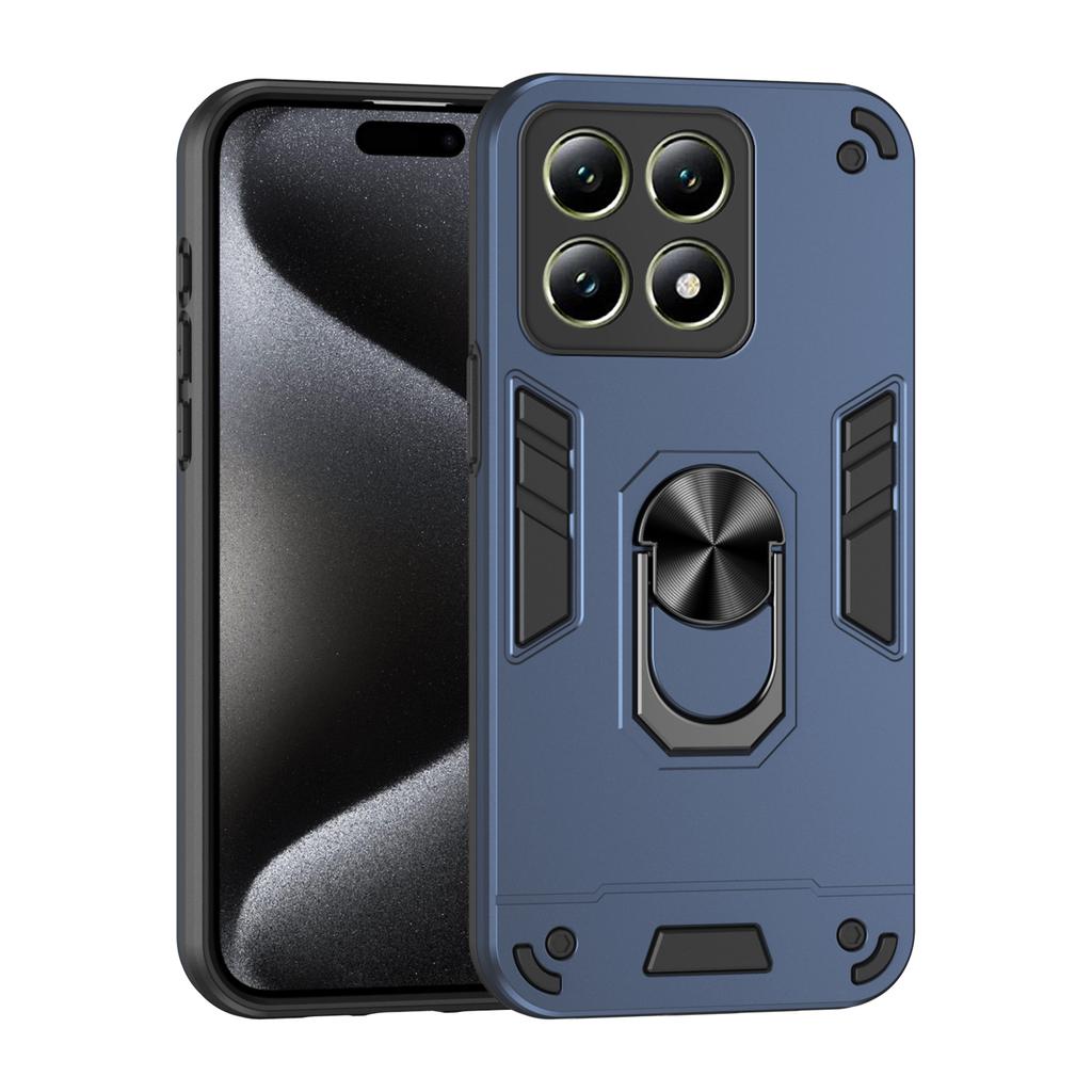 Military Grade Case for Xiaomi 14T Pro 5G Protective Cover Shockproof Ring Stand Holder Fundas Coque
