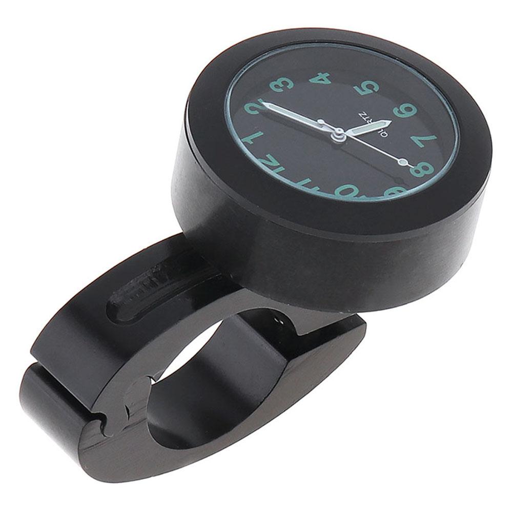 Motorcycle Handlebar Mount Clock Watch Waterproof Universal Motor Handlebar Clock Black