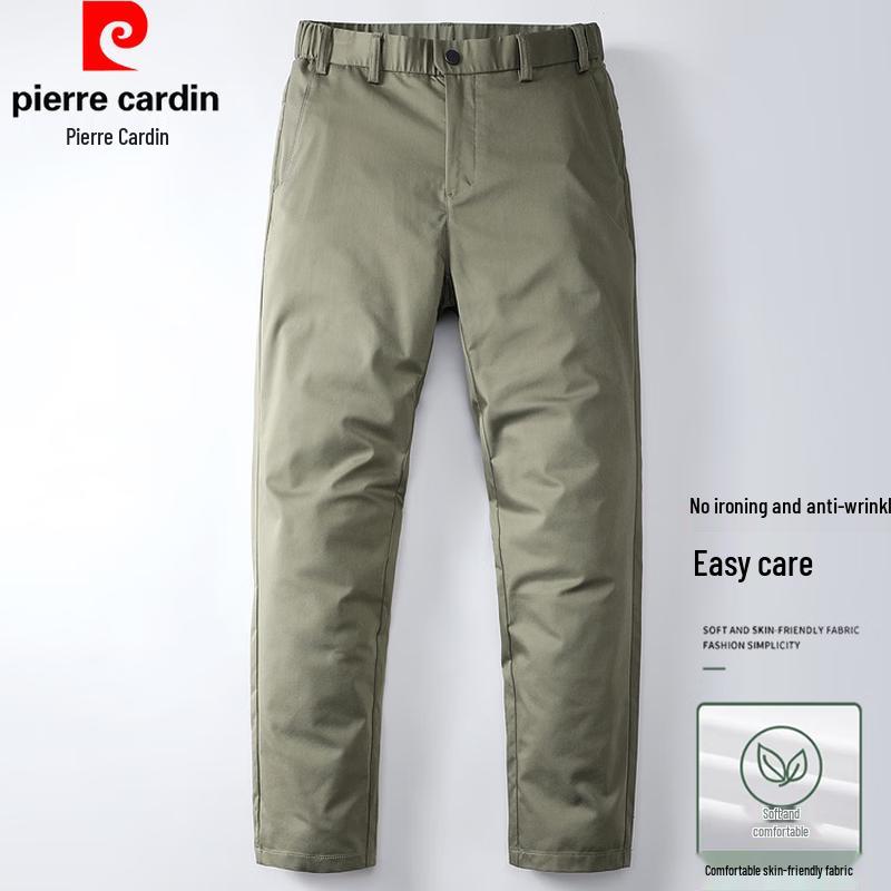 Pierre Cardin Men's Summer Casual Straight-Leg Trousers